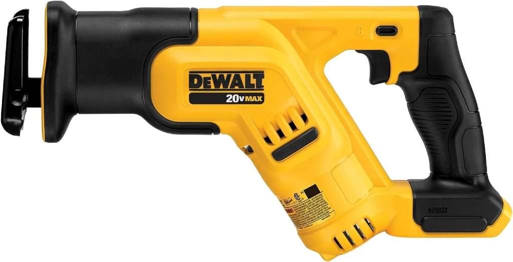 5 Best Cordless Garden Saws 9 DEWALT 20V MAX Reciprocating Saw