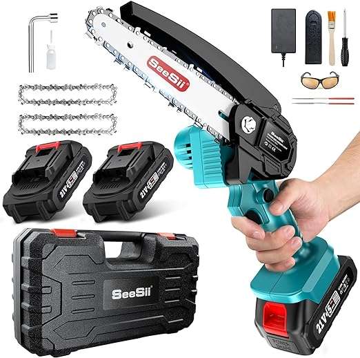 Seesii 6-Inch Electric Chainsaw