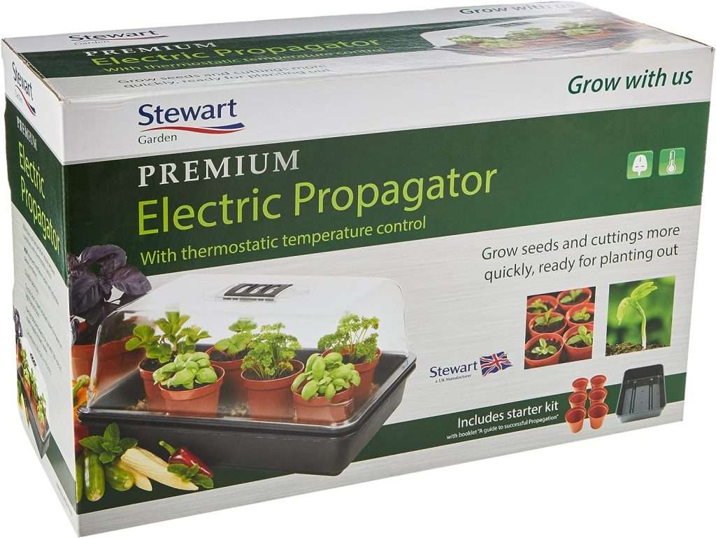 5 Best Electric Heated Propagators. A Guide To The Best Electric Propagator For Plants 10 Stewart Thermostatic Control Electric Propagator