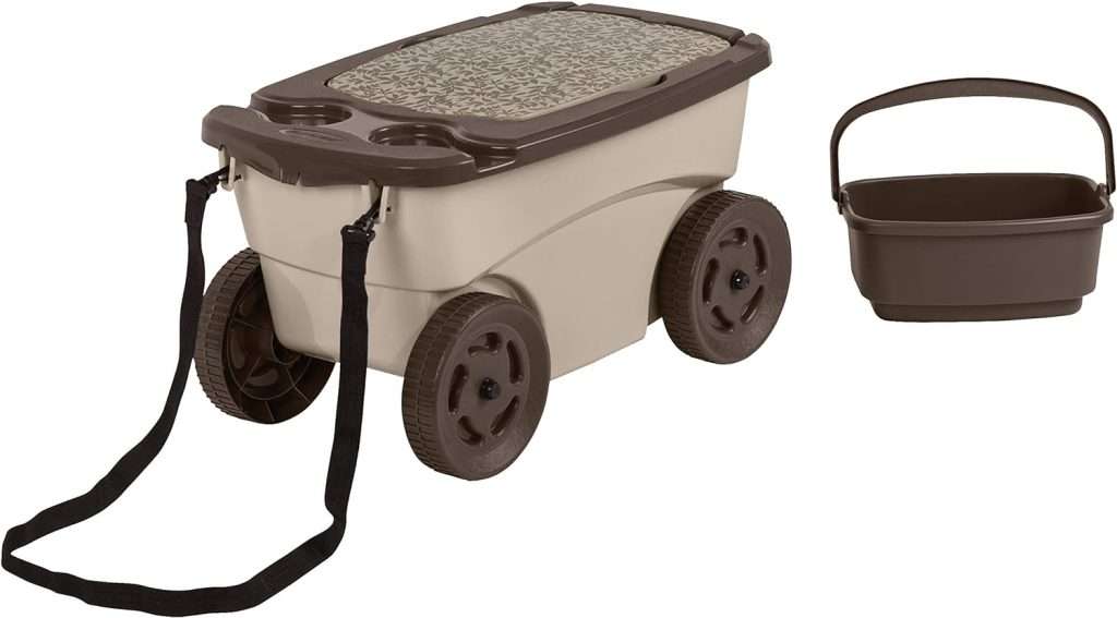 10 Best Gardening Stools For Seniors 8 Suncast Outdoor Rolling Garden Cart