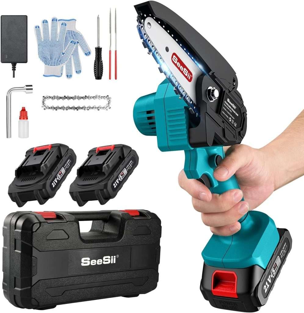 7 Best Handsaws for Cutting Trees 2026 10 Seesii 4-Inch Cordless Electric Pruning Chainsaw